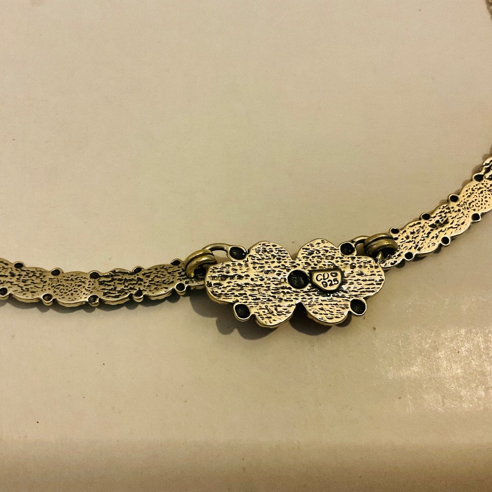 Vintage Carolyn Pollack Multi Stoned CR 925 Sterling Silver Necklace - Picture 5 of 10